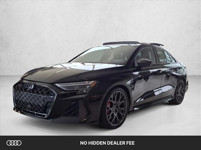 Mythos Black Metallic 2026 Audi RS 3 Sedan All-Wheel Drive Automatic