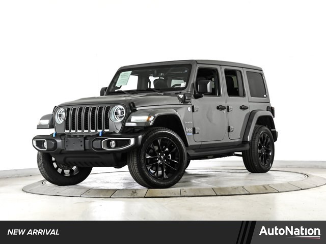 Sting-Gray Clearcoat 2022 Jeep Wrangler 4xe Sahara 4WD SUV / Crossover Four-Wheel Drive 8-Speed Automatic