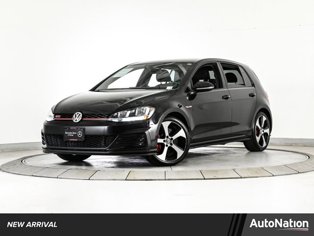 Deep Black Pearl 2019 Volkswagen Golf GTI 2.0T S 4-Door FWD Hatchback Front-Wheel Drive 7-Speed Automatic