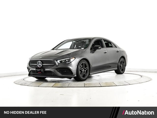 Gray (Mountain Grey Metallic) 2021 Mercedes-Benz CLA Coupe Front-Wheel Drive Automatic
