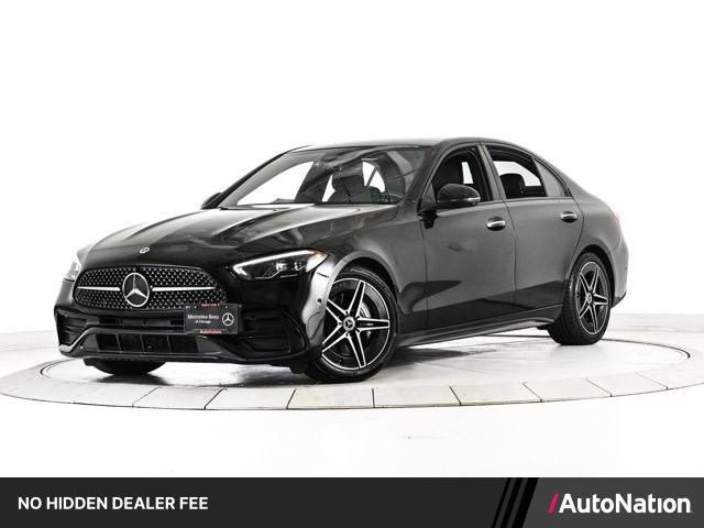 Black 2022 Mercedes-Benz C-Class C 300 Sedan 4MATIC Sedan All-Wheel Drive Automatic