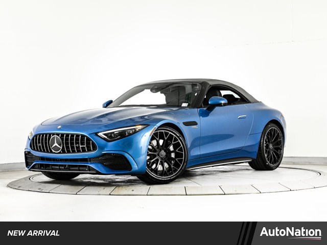 Manufaktur Hyper Blue Metallic 2026 Mercedes-Benz SL-Class AMG SL 43 RWD Convertible Rear-Wheel Drive Automatic
