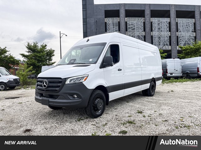 Arctic White 2026 Mercedes-Benz Sprinter Cargo 3500 170 High Roof Extended RWD Van Rear-Wheel Drive Automatic