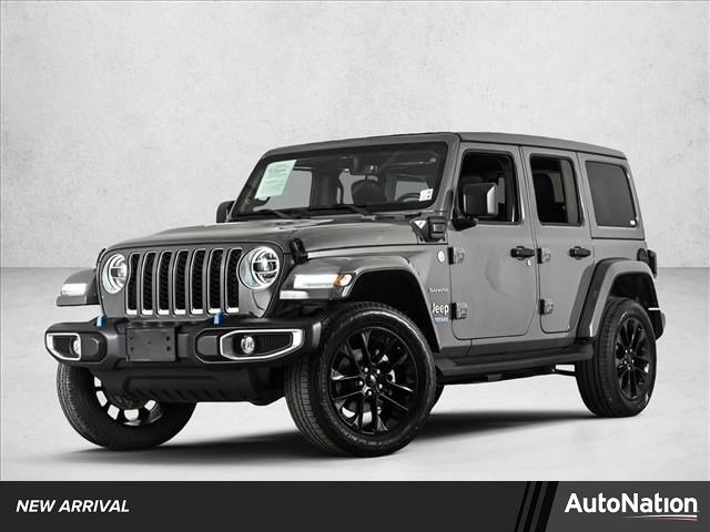 Sting-Gray Clearcoat 2022 Jeep Wrangler 4xe Sahara 4WD SUV / Crossover Four-Wheel Drive 8-Speed Automatic