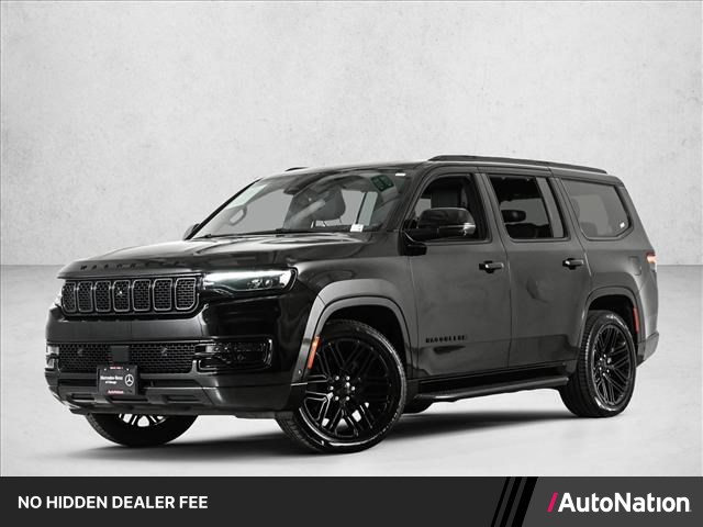 Diamond Black Crystal Pearlcoat 2022 Jeep Wagoneer Series III Carbide 4WD SUV / Crossover Four-Wheel Drive 8-Speed Automatic