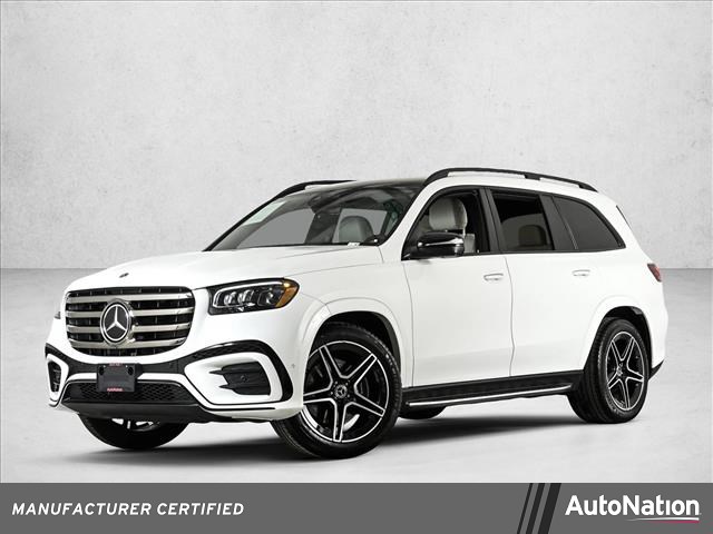 Polar White 2025 Mercedes-Benz GLS 450 4MATIC SUV / Crossover All-Wheel Drive Automatic