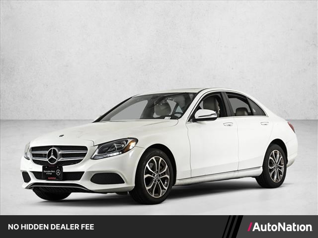 Polar White 2018 Mercedes-Benz C-Class Sedan All-Wheel Drive Automatic