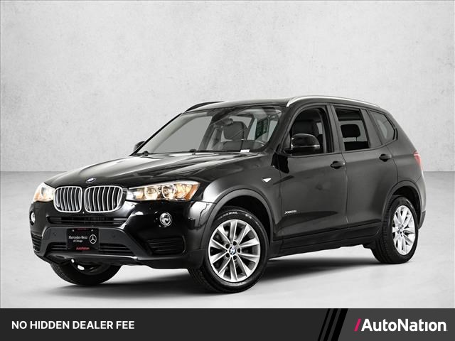 Jet Black 2017 BMW X3 SUV / Crossover All-Wheel Drive Automatic