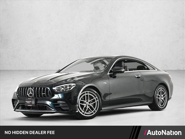 Emerald Green Metallic 2021 Mercedes-Benz E-Class Coupe All-Wheel Drive Automatic