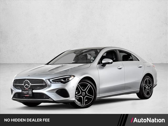 Cirrus Silver Metallic 2026 Mercedes-Benz CLA 250 4MATIC Coupe All-Wheel Drive Automatic