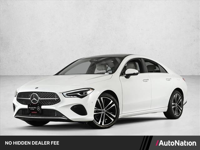 Polar White 2024 Mercedes-Benz CLA Coupe All-Wheel Drive Automatic