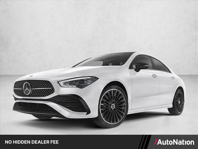 Polar White 2024 Mercedes-Benz CLA Coupe All-Wheel Drive Automatic