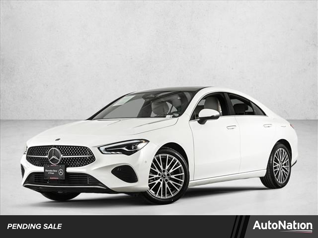 Polar White 2025 Mercedes-Benz CLA 250 4MATIC Coupe All-Wheel Drive Automatic