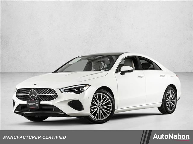 Polar White 2025 Mercedes-Benz CLA 250 4MATIC Coupe All-Wheel Drive Automatic
