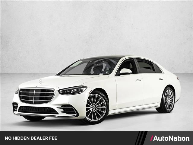Manufaktur Diamond White 2023 Mercedes-Benz S-Class Sedan All-Wheel Drive Automatic