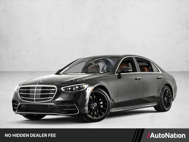 Gray (Graphite Grey Metallic) 2026 Mercedes-Benz S-Class Sedan All-Wheel Drive Automatic