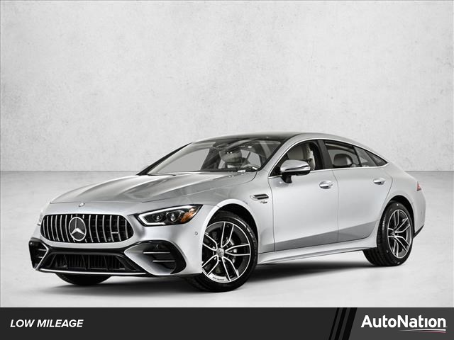 Cirrus Silver Metallic 2024 Mercedes-Benz AMG GT 43 AWD Coupe All-Wheel Drive Automatic