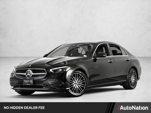 Black 2026 Mercedes-Benz C-Class Sedan All-Wheel Drive Automatic