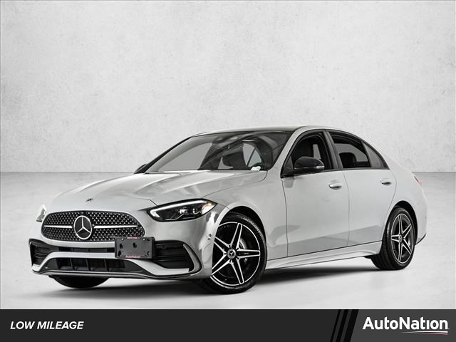Gray (Manufaktur Alpine Grey) 2026 Mercedes-Benz C-Class C 300 4MATIC Sedan All-Wheel Drive Automatic