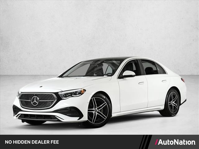Polar White 2025 Mercedes-Benz E-Class Sedan All-Wheel Drive Automatic