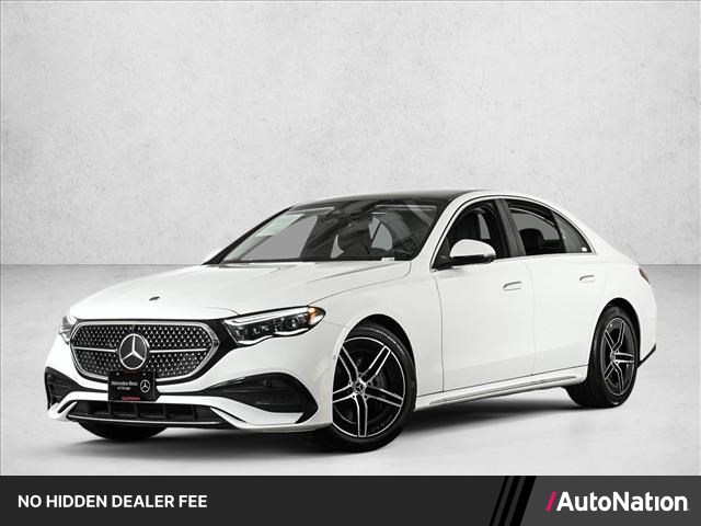 Polar White 2025 Mercedes-Benz E-Class E 450 4MATIC Sedan All-Wheel Drive Automatic