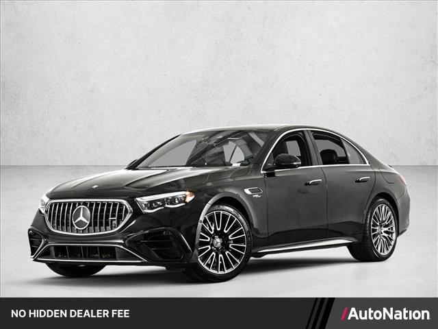 Obsidian Black Metallic 2025 Mercedes-Benz E-Class AMG E 53 Hybrid 4MATIC+ Sedan All-Wheel Drive Automatic