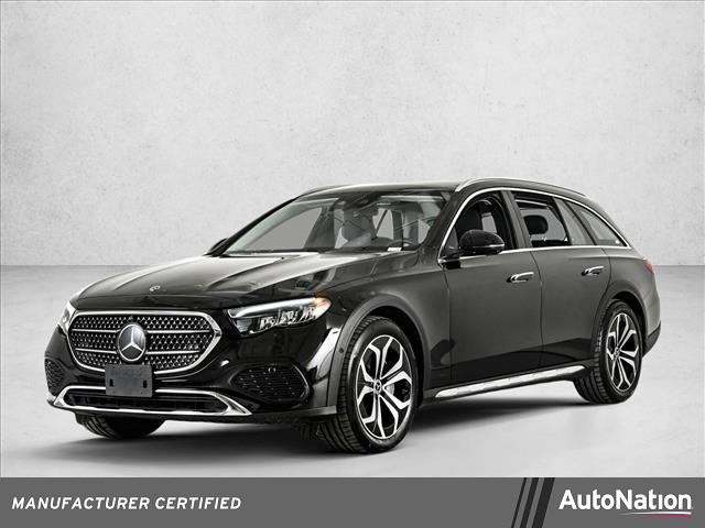 Black 2025 Mercedes-Benz E-Class All-Terrain E 450 4MATIC Wagon All-Wheel Drive Automatic