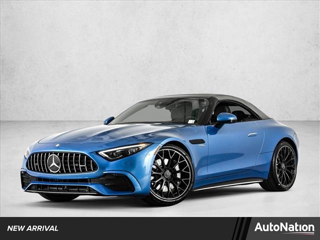 Manufaktur Hyper Blue Metallic 2026 Mercedes-Benz SL-Class AMG SL 43 RWD Convertible Rear-Wheel Drive Automatic