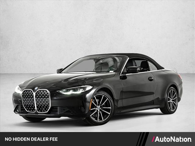 Black Sapphire Metallic 2022 BMW 4 Series 430i Convertible xDrive Convertible All-Wheel Drive Automatic
