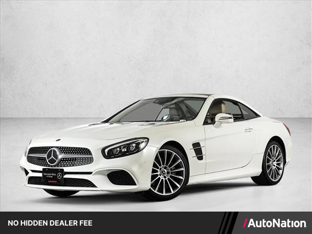 Designo Diamond White Metallic 2018 Mercedes-Benz SL-Class Convertible Rear-Wheel Drive Automatic