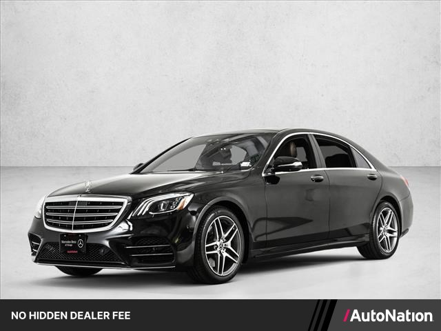 Black 2018 Mercedes-Benz S-Class Sedan All-Wheel Drive Automatic