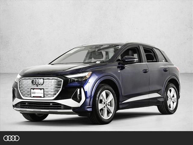 Navarra Blue Metallic 2023 Audi Q4 e-tron quattro Premium 50 SUV / Crossover All-Wheel Drive 1-Speed Automatic