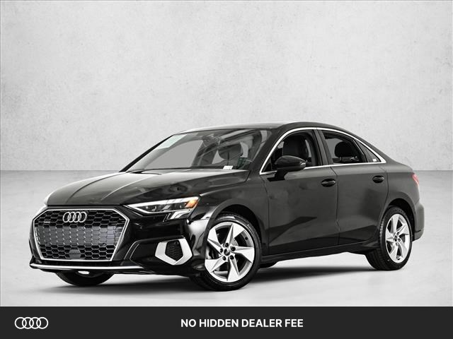 Mythos Black Metallic 2023 Audi A3 Sedan All-Wheel Drive Automatic