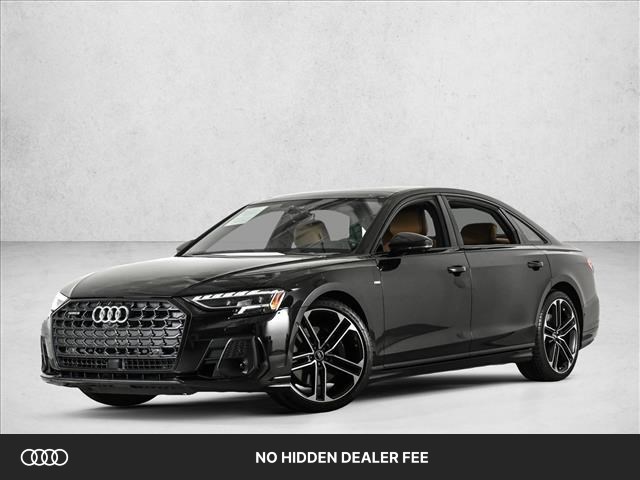 Mythos Black Metallic 2025 Audi A8 L quattro 55 TFSI AWD Sedan All-Wheel Drive Automatic