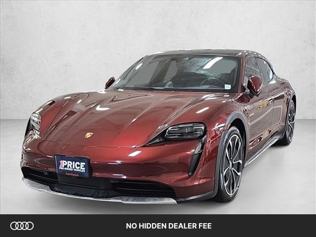 Cherry Metallic 2022 Porsche Taycan 4 Cross Turismo Wagon AWD Wagon All-Wheel Drive Automatic