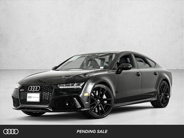 Mythos Black Metallic 2018 Audi RS 7 4.0T quattro Performance AWD Sedan All-Wheel Drive Automatic