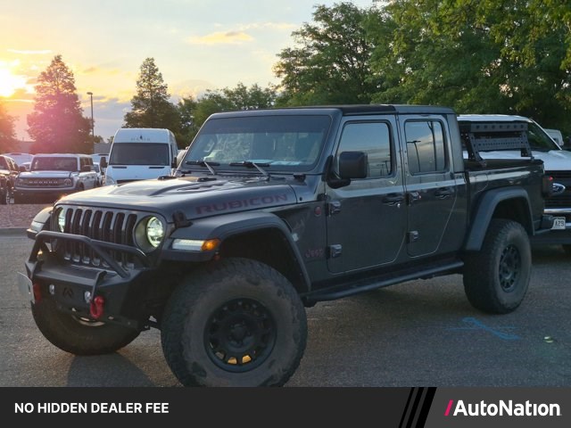 Gray (Granite Crystal Metallic Clearcoat) 2021 Jeep Gladiator Pickup Truck Four-Wheel Drive 6-Speed Manual