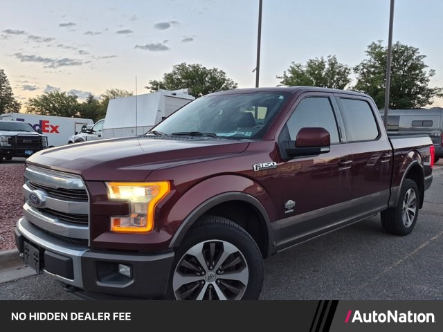 Red (Bronze Fire Metallic) 2015 Ford F-150 Pickup Truck Four-Wheel Drive 6-Speed Automatic