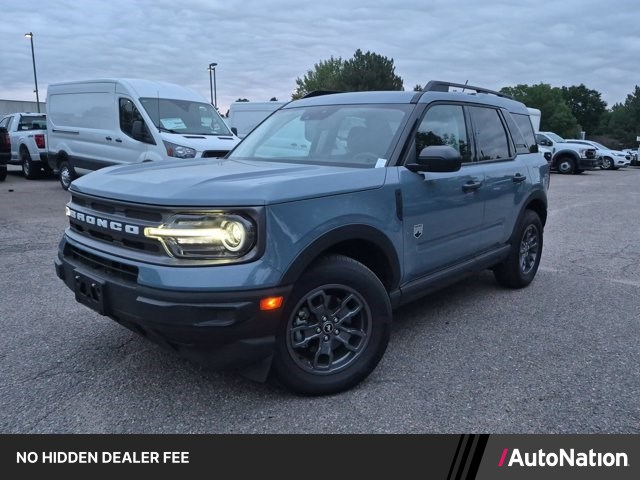 Blue (Azure Gray Metallic Tri-Coat) 2024 Ford Bronco Sport SUV / Crossover All-Wheel Drive 8-Speed Automatic