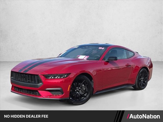 Rapid Red Metallic Tinted Clearcoat 2024 Ford Mustang Coupe Rear-Wheel Drive Automatic