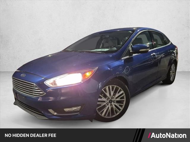 Shadow Black 2018 Ford Focus Sedan Front-Wheel Drive 6-Speed Automatic