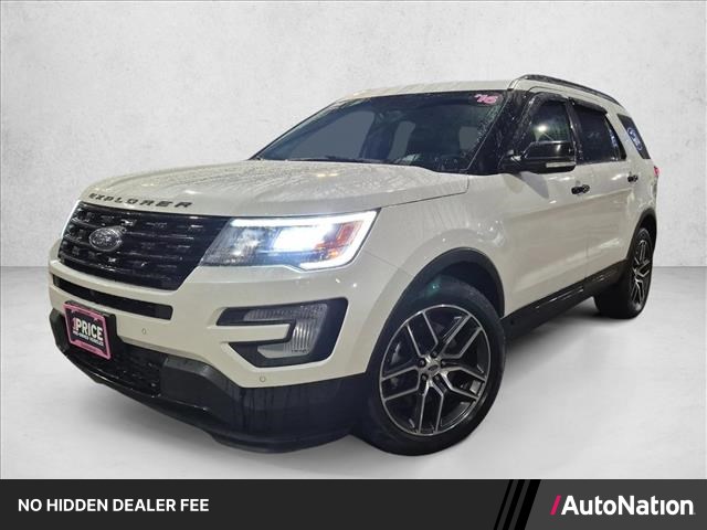 White Platinum Metallic Tri-Coat 2016 Ford Explorer SUV / Crossover All-Wheel Drive 6-Speed Automatic