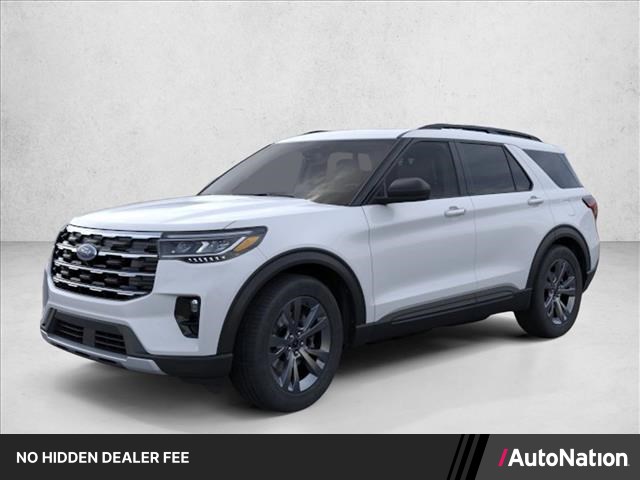 Space White Metallic 2026 Ford Explorer SUV / Crossover All-Wheel Drive Automatic