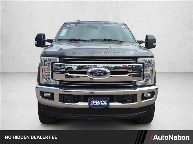 Gray (Magnetic Metallic) 2017 Ford F-350 Super Duty Lariat Crew Cab 4WD Pickup Truck Four-Wheel Drive 6-Speed Automatic