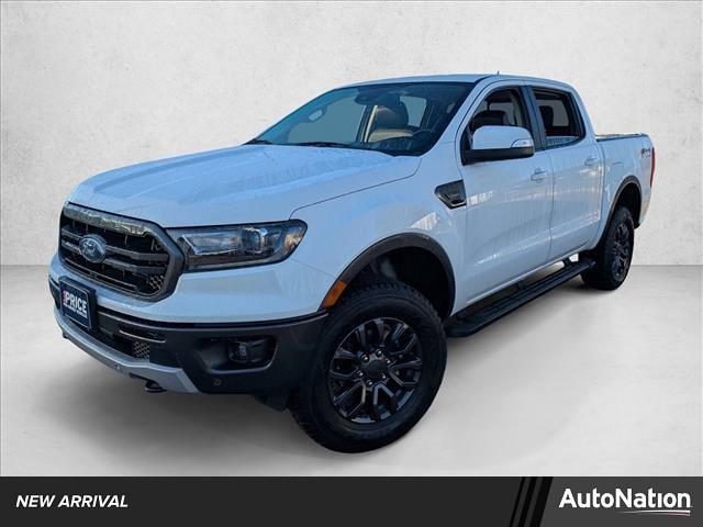 Oxford White 2023 Ford Ranger Lariat SuperCrew 4WD Pickup Truck Four-Wheel Drive Automatic