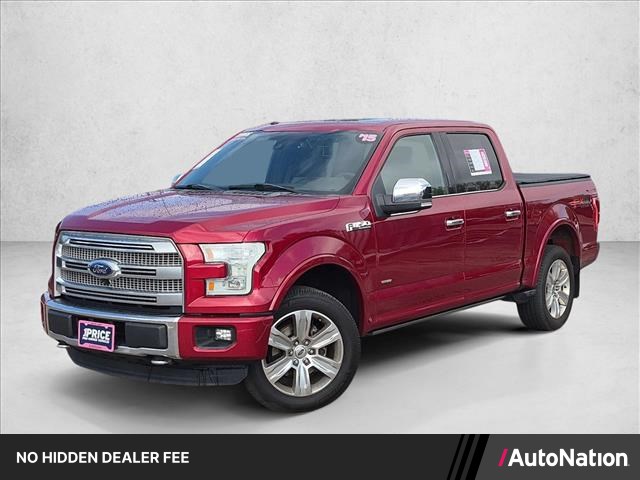 Ruby Red Metallic Tinted Clearcoat 2015 Ford F-150 Pickup Truck Four-Wheel Drive 6-Speed Automatic