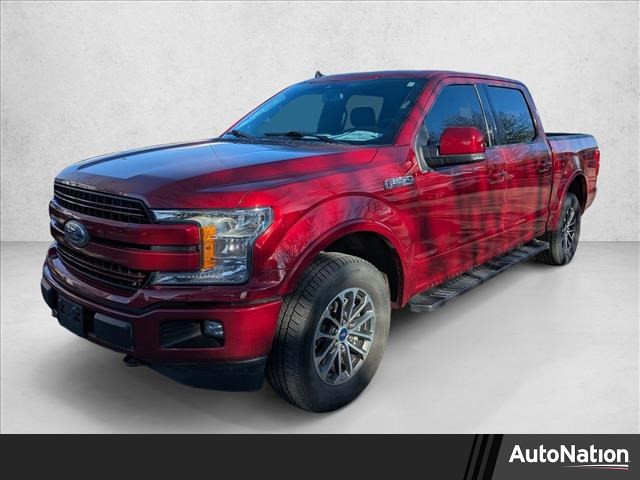 Ruby Red Metallic Tinted Clearcoat 2019 Ford F-150 Lariat SuperCrew 4WD Pickup Truck Four-Wheel Drive Automatic
