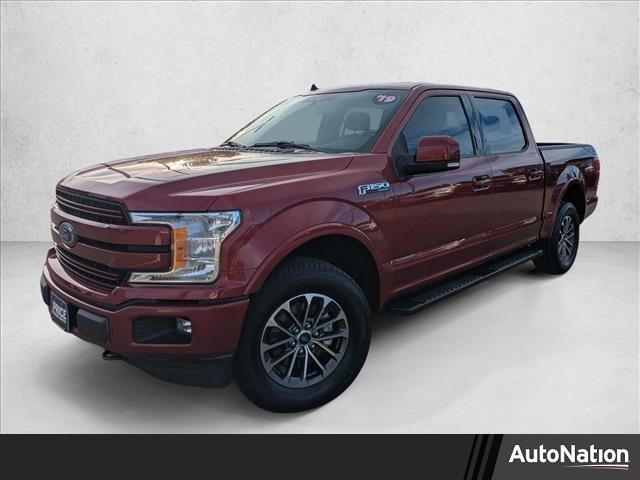 Ruby Red Metallic Tinted Clearcoat 2019 Ford F-150 Lariat SuperCrew 4WD Pickup Truck Four-Wheel Drive Automatic