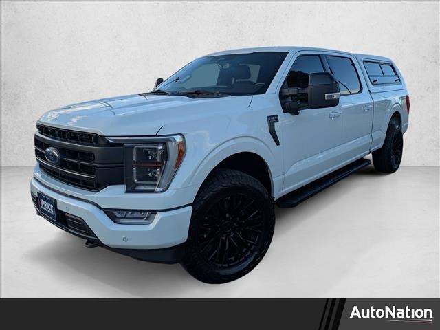 Star White Metallic Tri-Coat 2023 Ford F-150 Lariat SuperCrew 4WD Pickup Truck Four-Wheel Drive Automatic