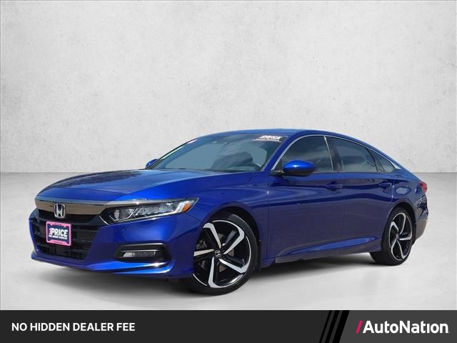 Still Night Pearl 2018 Honda Accord Sedan Front-Wheel Drive Continuously Variable Transmission